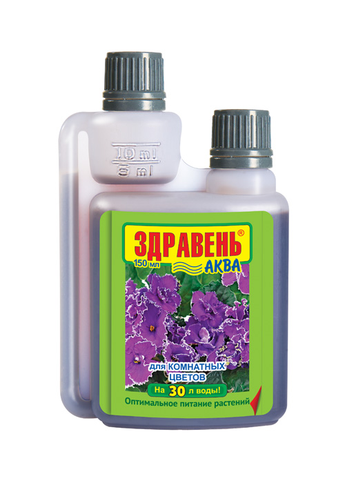 Удобрение здравень АКВА для комнатных цветов 